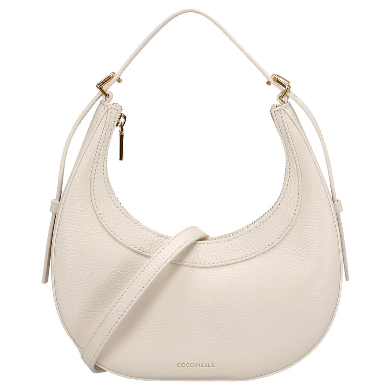 Coccinelle Whisper - Schultertasche 23.5 cm (pearl)