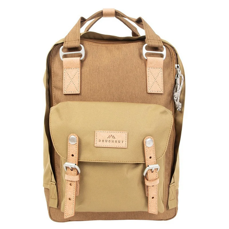 Doughnut Macaroon Euro 16 - Rucksack 38 cm (khaki x camel)