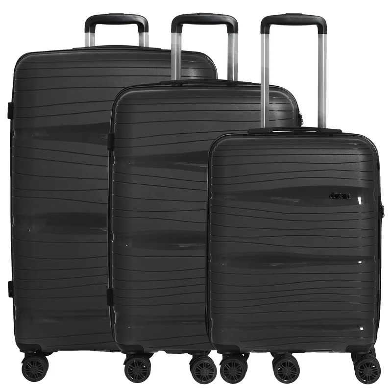 D&N Travel Line 4300 - Trolley-Set 3tlg. (black)