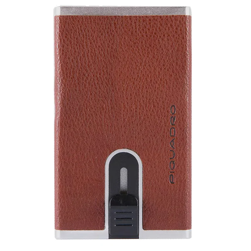 Piquadro Black Square - Kreditkartenetui 5cc 10 cm (brown)