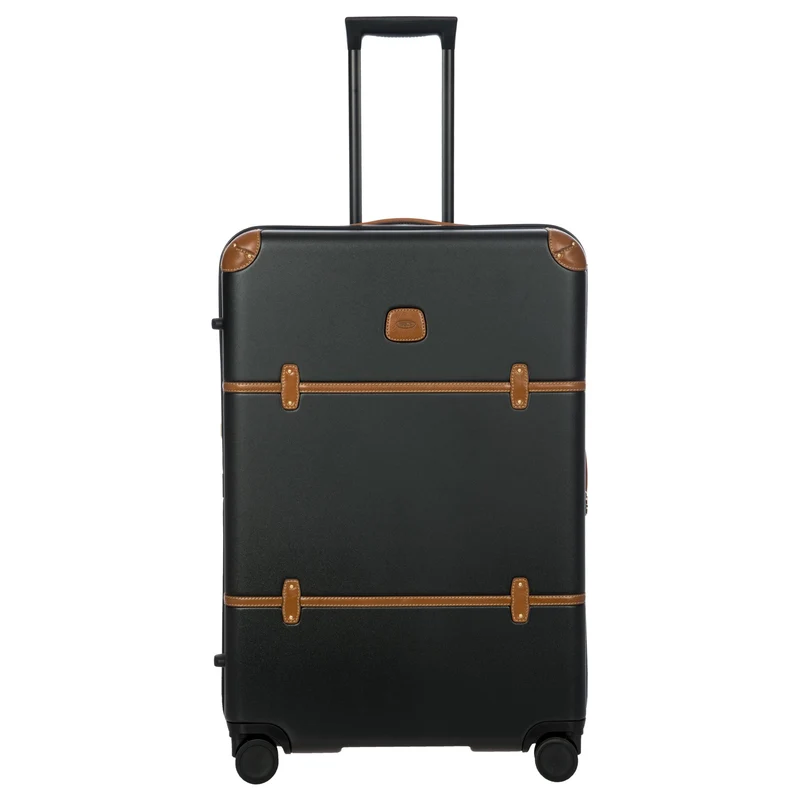 Brics Bellagio - 4-Rollen-Trolley 76 cm erw. recycelt (black/tan)