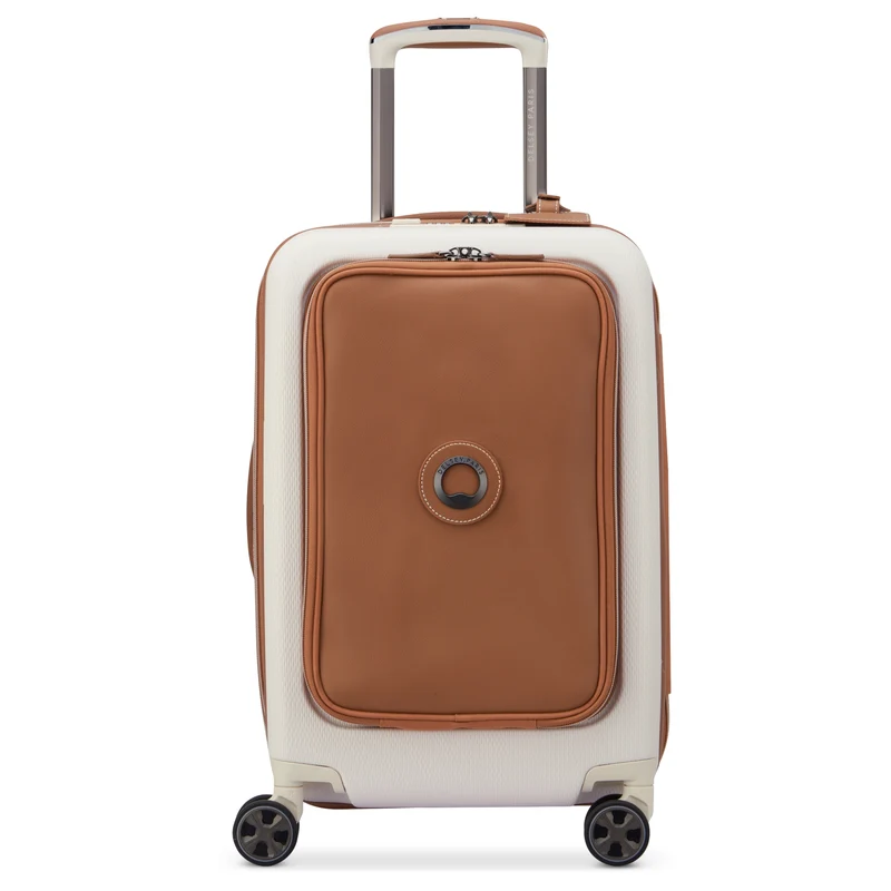 Delsey Paris Chatelet Air 2.0 - 4-Rollen-Kabinentrolley 55 cm erw. 14" USB (angora)