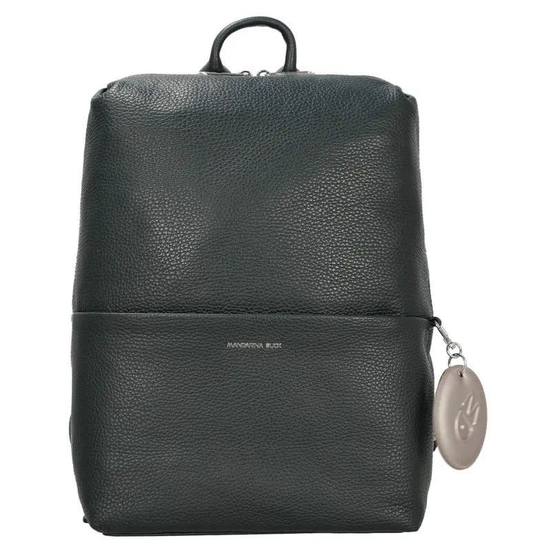 Mandarina Duck Mellow Leather - Rucksack 13" 36 cm Leder (scarab)