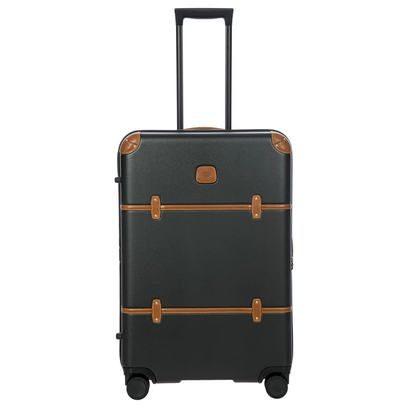 Brics Bellagio - 4-Rollen-Trolley 70.5 cm erw. recycelt (black/tan)