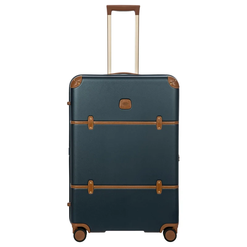 Brics Bellagio - 4-Rollen-Trolley 76 cm erw. recycelt (blue/tan)