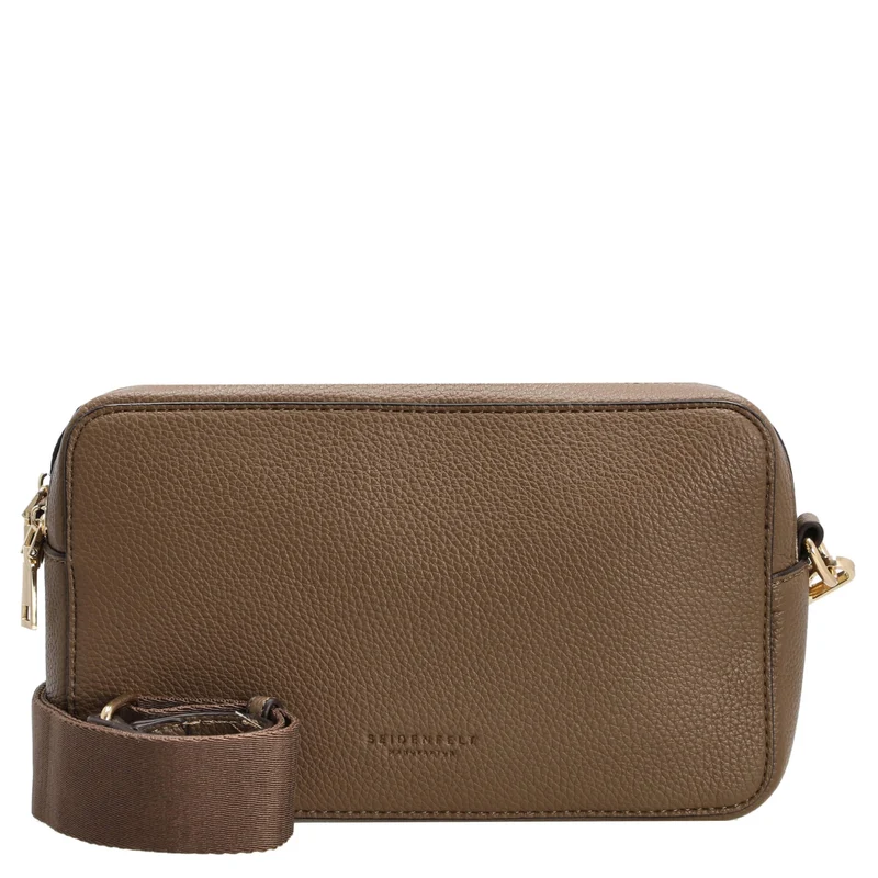 Seidenfelt Bjuv - Umhängetasche 24 cm (olive/gold)