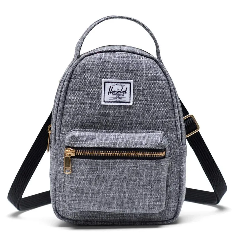 Herschel Nova - Schultertasche 10 cm (raven crosshatch)