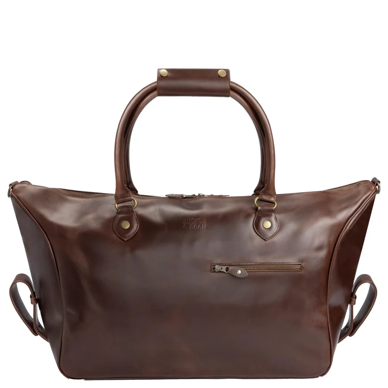 Buckle & Seam Linwood Weekender - Reisetasche 50 cm Leder (brown)