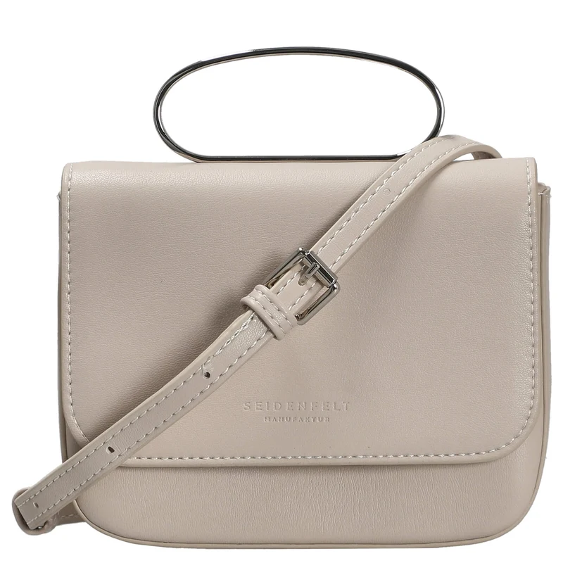 Seidenfelt SFM227 Crossbag - Umhängetasche 16 cm (cream/silver)