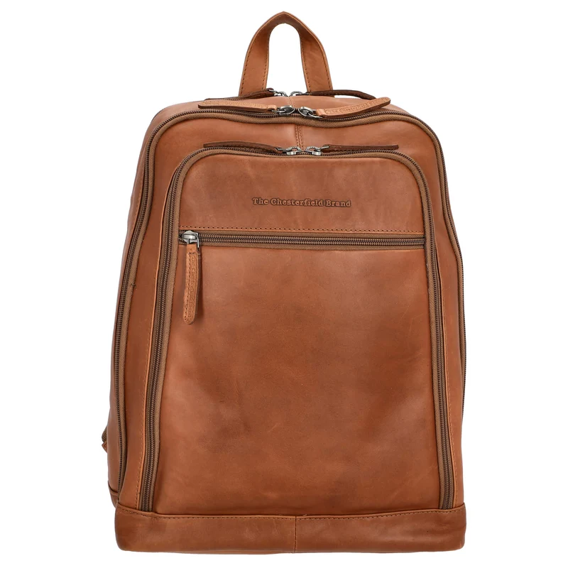 The Chesterfield Brand Detroit - Rucksack 14" 39 cm (cognac)