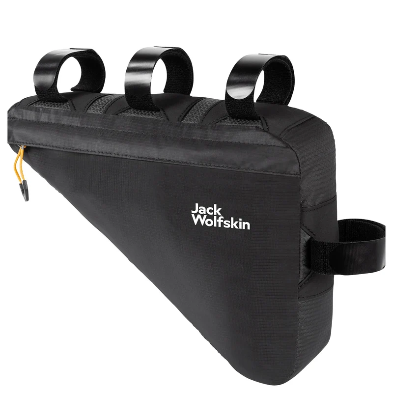 Jack Wolfskin Morobbia Triangle Bag - Rahmentasche (Bikepacking) 27 cm (flash black)