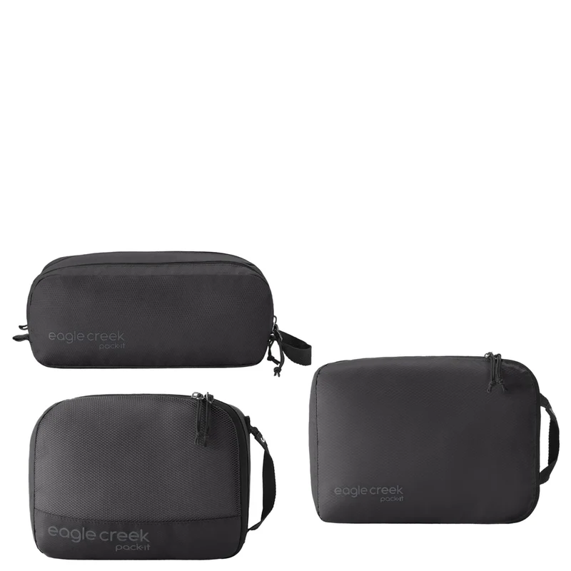Eagle Creek Pack-It Overnight Set 3tlg. - Packsack (black)