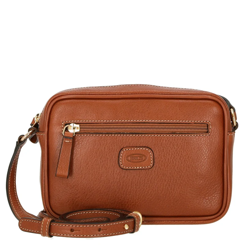 Brics Life Pelle - Umhängetasche 21 cm (cognac)