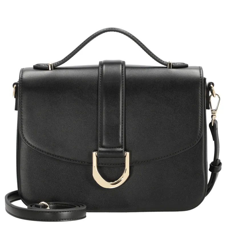 Seidenfelt Nellim - Henkeltasche 25.5 cm (black/gold)