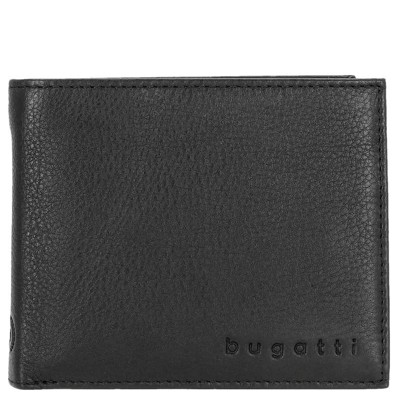 bugatti Sempre - Geldbörse mit Münzfach 12 cm (schwarz)