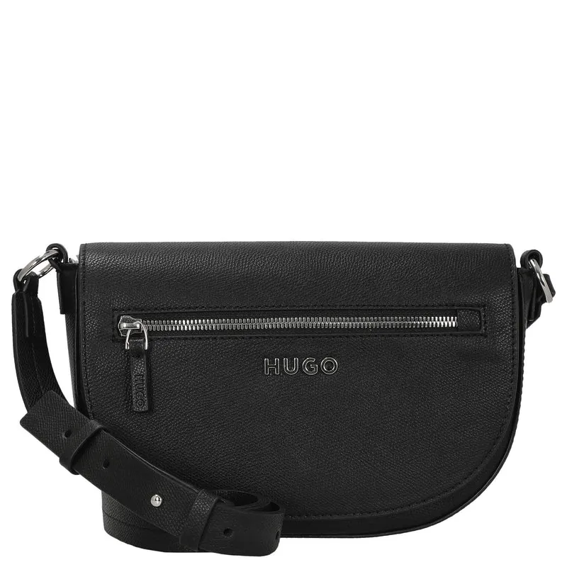 HUGO Women's Chris Saddle R - Umhängetasche 25 cm (black)