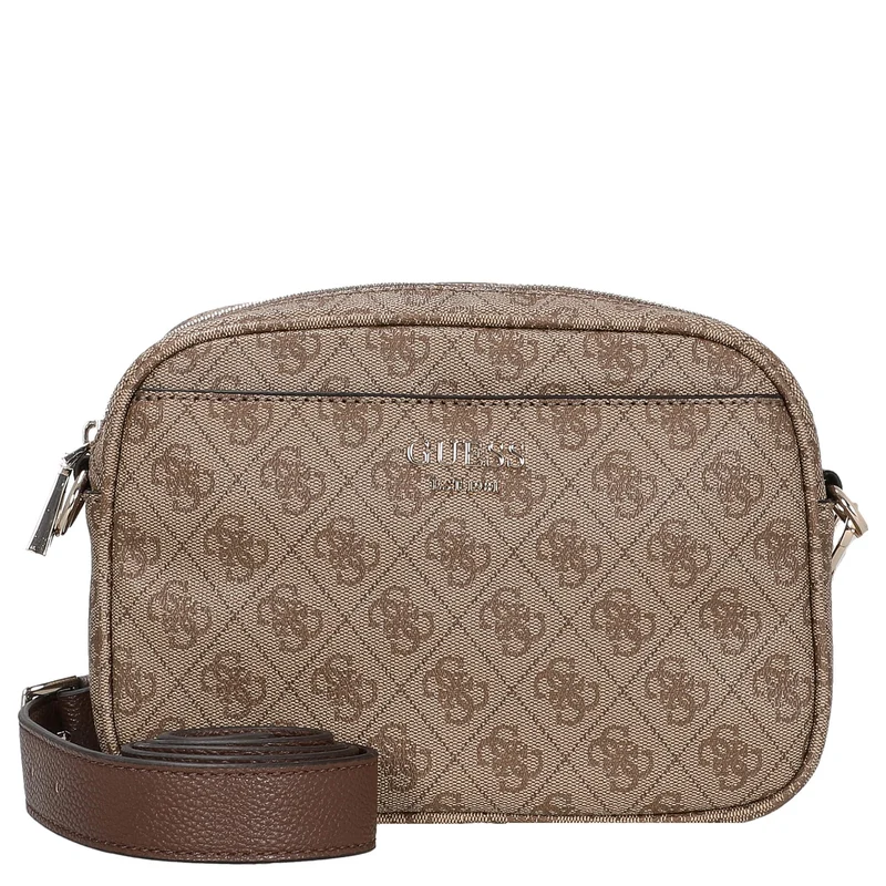 Guess Vikky II - Umhängetasche 20 cm (latte logo/brown)