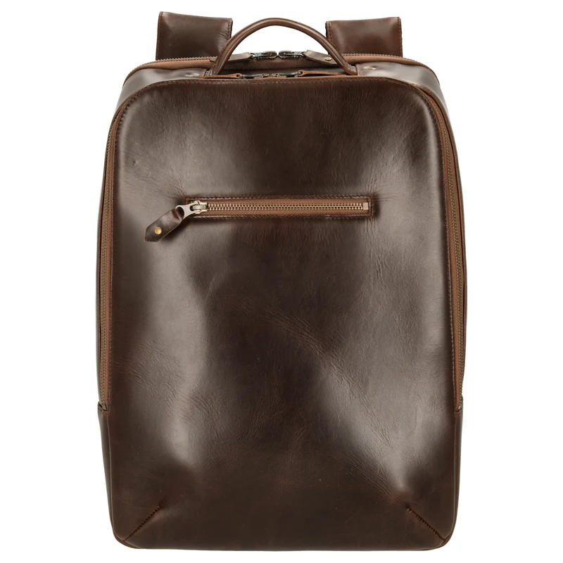 Buckle & Seam Leon - Rucksack 15" 41 cm (brown/dots)