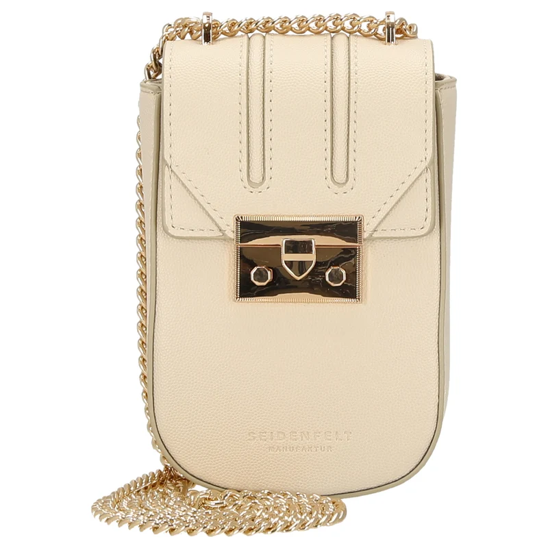 Seidenfelt Roros Mobile - Umhängetasche 18 cm (beige/gold)