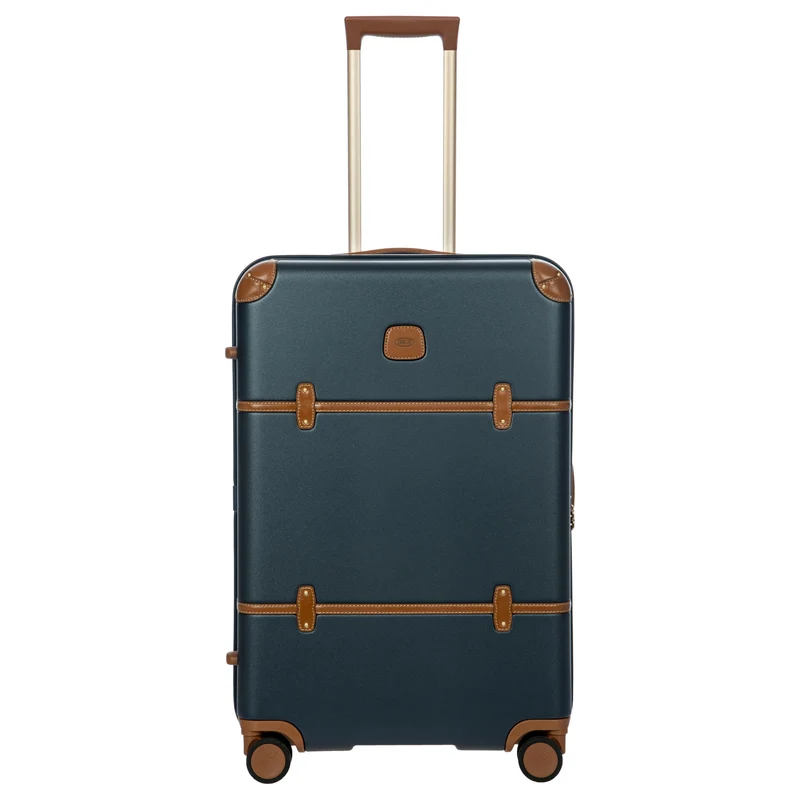 Brics Bellagio - 4-Rollen-Trolley 70.5 cm erw. recycelt (blue/tan)