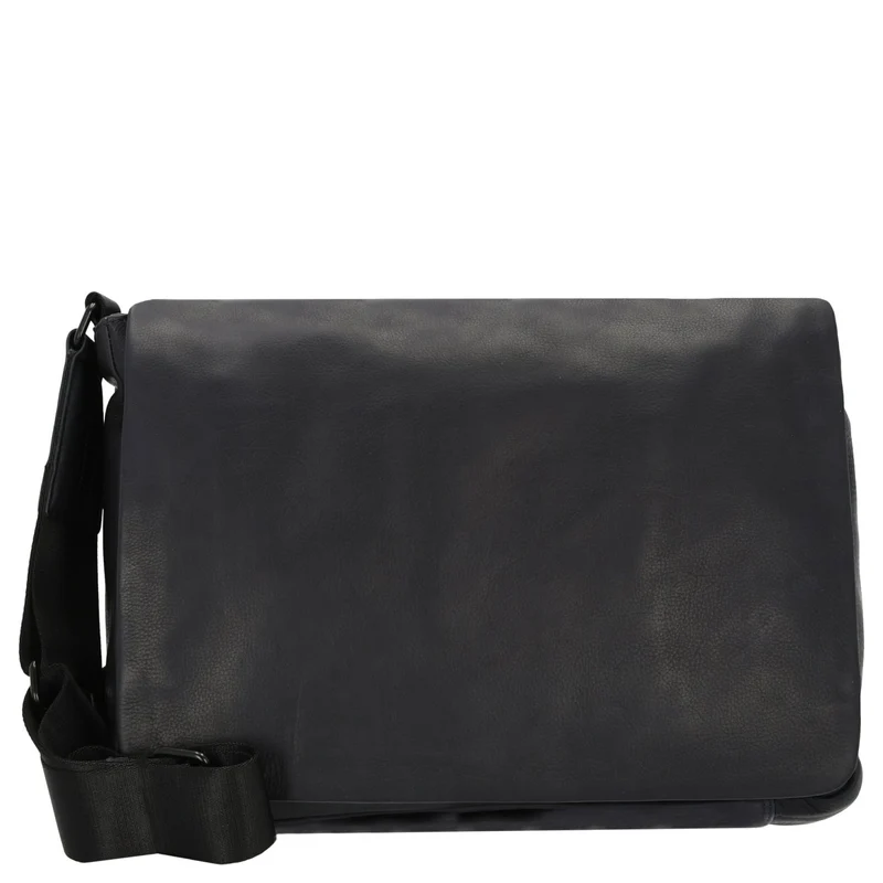 Leonhard Heyden Den Haag - Umhängetasche L Leder 13" 39 cm (blau)