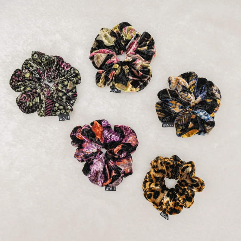 Scrunchie samt bunt