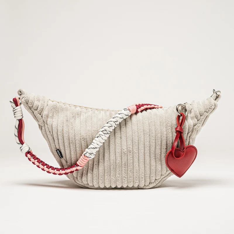 Luna-Bag beige Kord