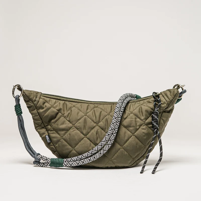 Luna-Bag grün gesteppt
