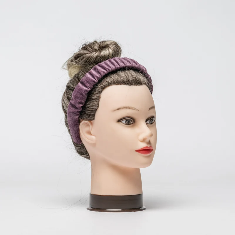 Haarreif Samt violett