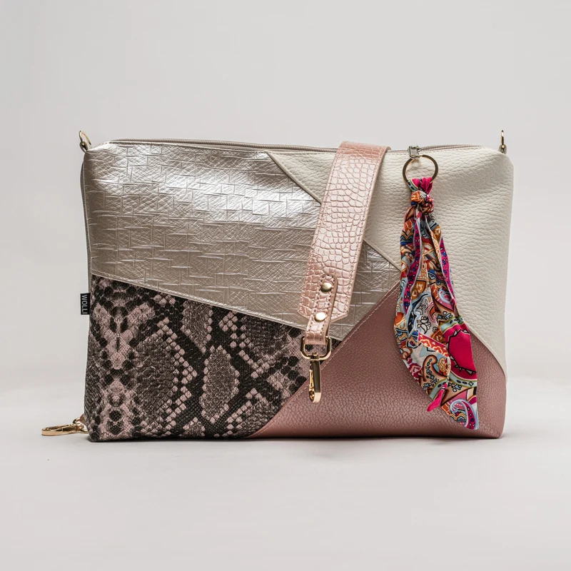 Cross-Body-Bag rosa Perlmutt
