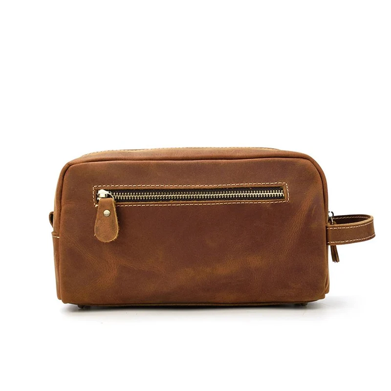 Leather Toiletry Bag | PETRA