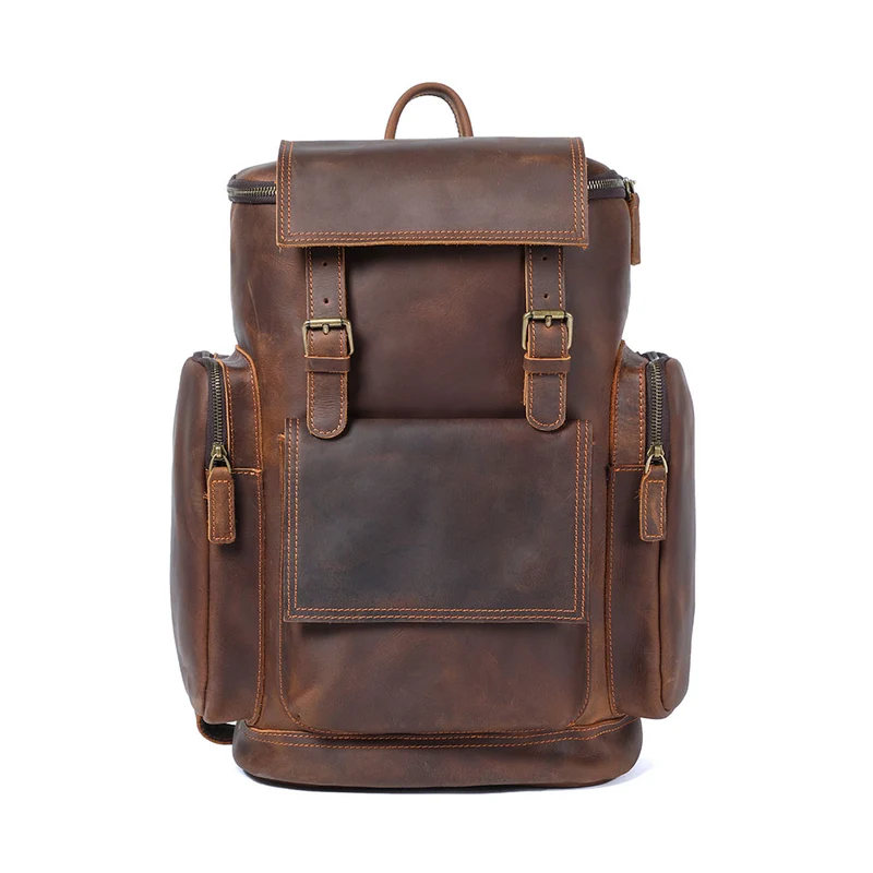 Leather Laptop Backpack | HORE