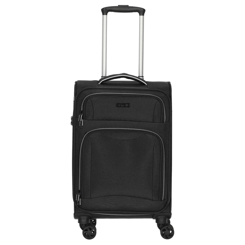 D&N Travel Line 9204 - 4-Rollen-Kabinentrolley S 55 cm (schwarz)